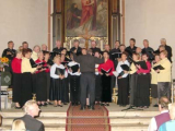 Nun folgt der Auftritt des "Chorale du Plateau" aus<br>Valdahon im französischen Jura ...